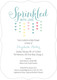 Blue Sprinkled with Love Shower Invitations Image 4 of 6